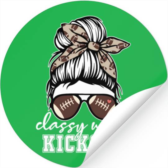 Classy Until Kickoff American Football Game Day s Stickers