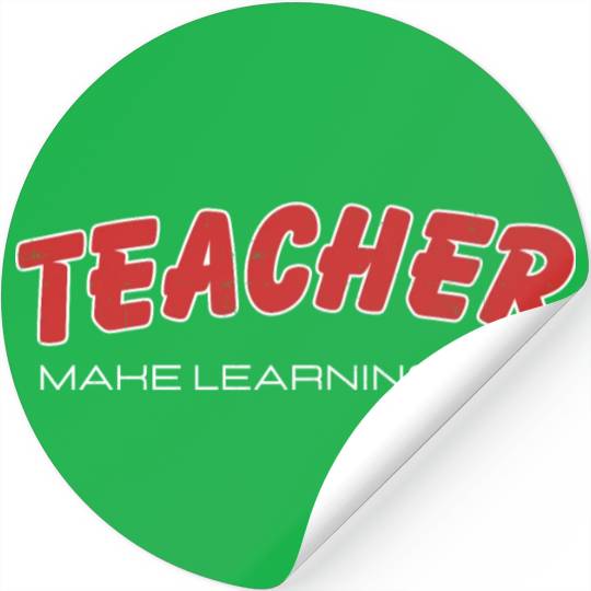 Versatile Teacher Making Learning Fun Funny Stickers