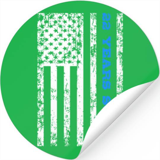 Sobriety 22 Years Sober Stickers