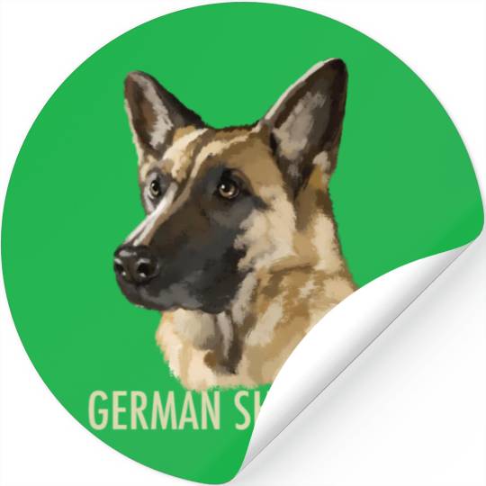 German Shepherd Dog Stickers