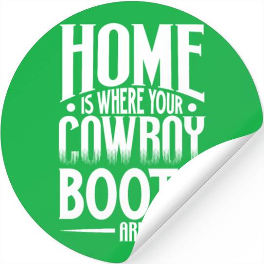 Cowboy Barn Bull Rider Rodeo Country Western Gift Stickers