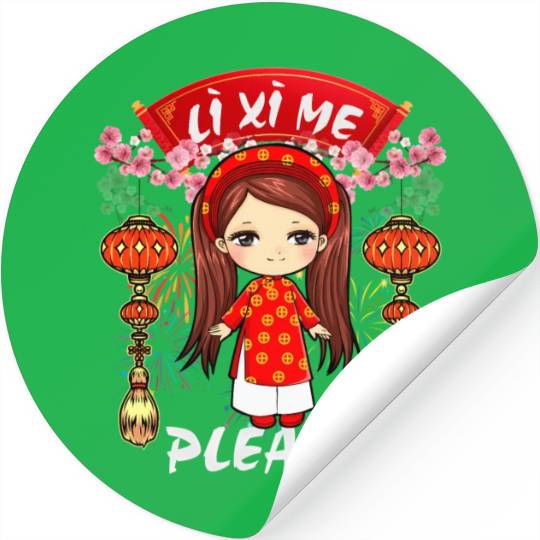 Li Me Please Vietnamese Lunar New Year Stickers