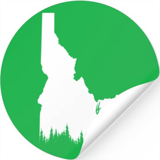 Hunter Elk Deer State Idaho Hunting Stickers