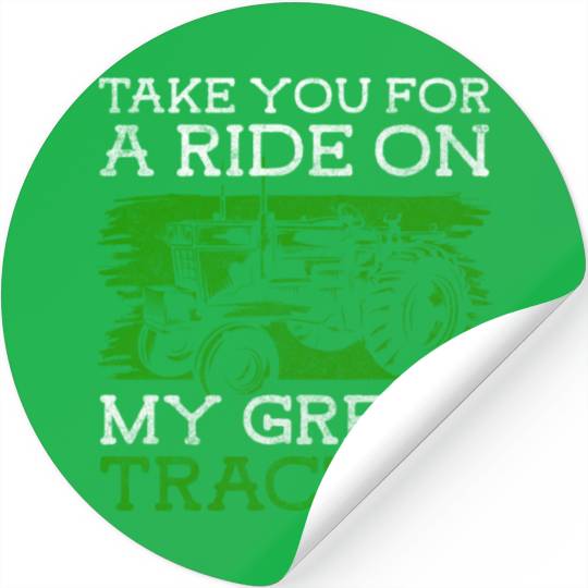 Farmer Tractor Country Life Stickers