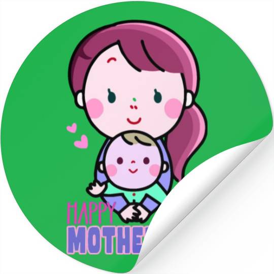 mothers Day - i was Teddy bear of my mom :) Stickers