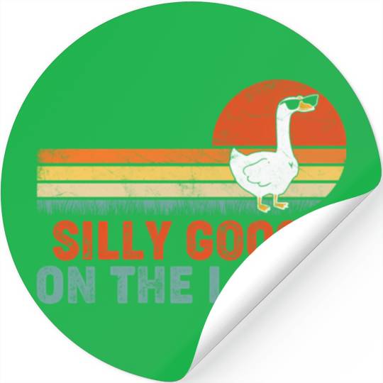 Silly Goose On The Loose Saying Stickers