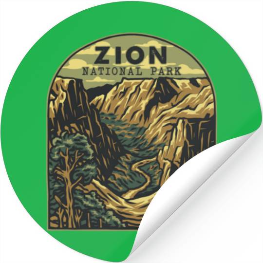 zion national park Stickers