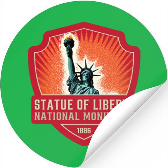 statue of liberty national monument Stickers