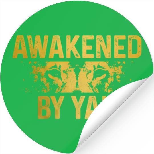 Israelite Hebrew Awakened By Yah Israel Lion Of Ju Stickers