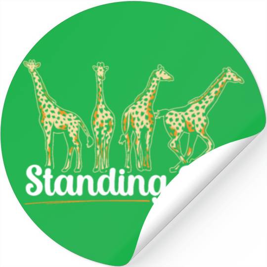 Giraffe Animal Lover Widlife Safari Zoo Zookeeper Stickers