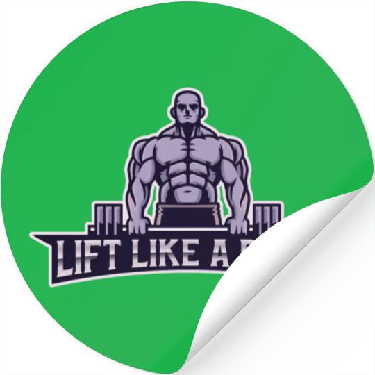 Lift Like A Boss | Gym Fitness Weightlifting Coach Stickers