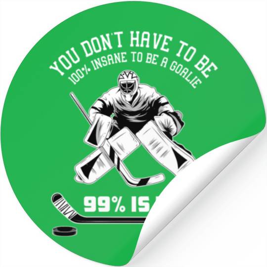 Ice Hockey Goalkeeper Goaltender Ice Hockey Goalie Stickers