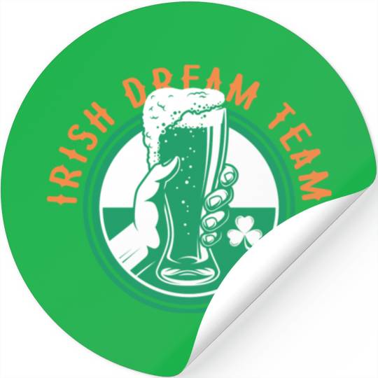 Irish Dream Drinking Team Stickers