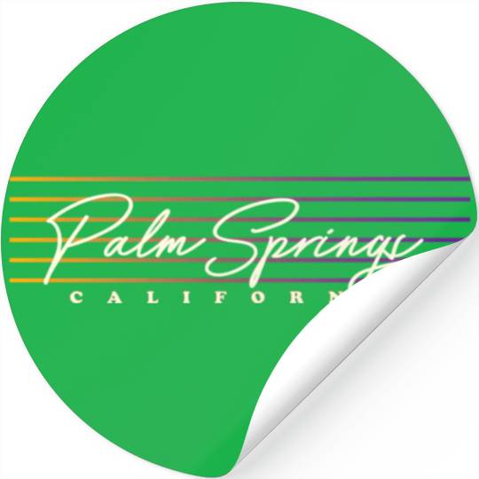 Palm Springs Style California Stickers