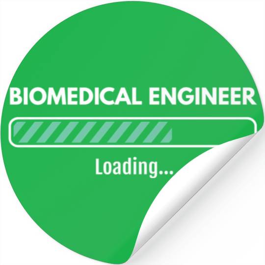 Biomedical Engineer Loading Studying Biomedical En Stickers
