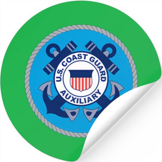 Us Coast Guard Auxiliary Uscga Volunteer Service Stickers