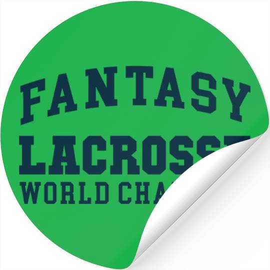 Fantasy Lacrosse World Champ 1 Stickers