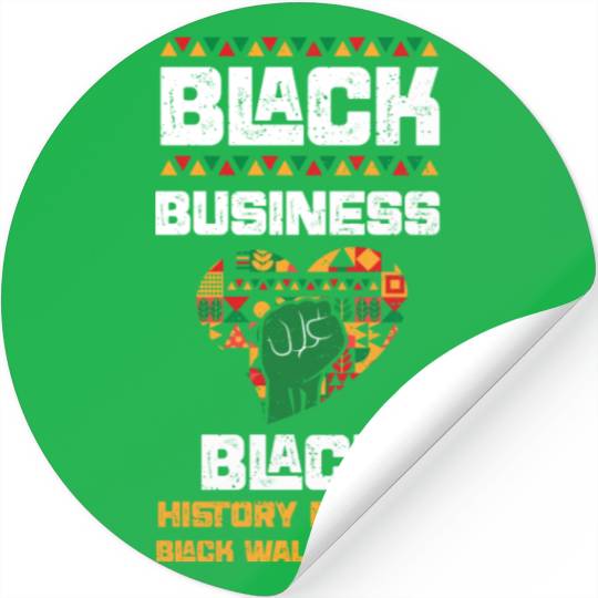 Black Business Black History Mon... Stickers