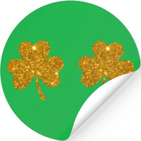 St PatricSaint Paddys Precious Irish Shamrock Boob Stickers