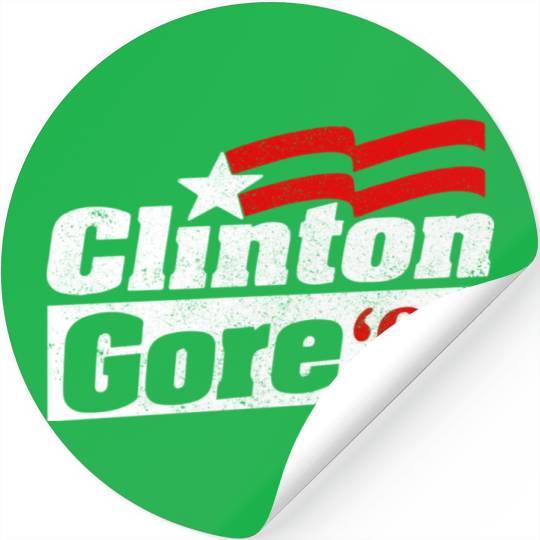 Clinton Gore Bill Clinton 92 Elect Stickers