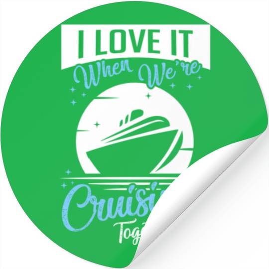Cruising Vacation Cruise Ship Stickers