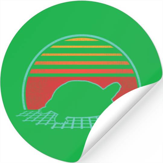 Tortoise 80S Style Stickers