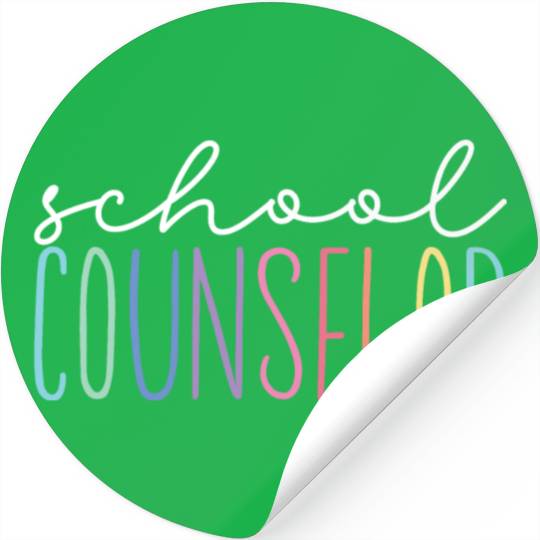 School Counselor Guidance School Therapist Stickers