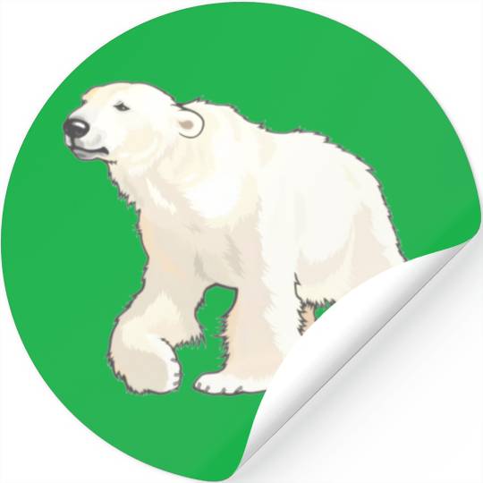 Polar Bear Arctic Animal Realistic Stickers