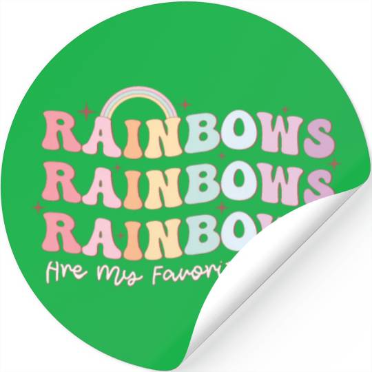 Rainbows Are My Favorite Color, LGBT Pride Month Stickers