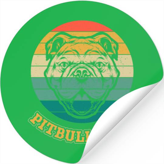 Proud Pitbull Mom Pit Bull Lover Stickers