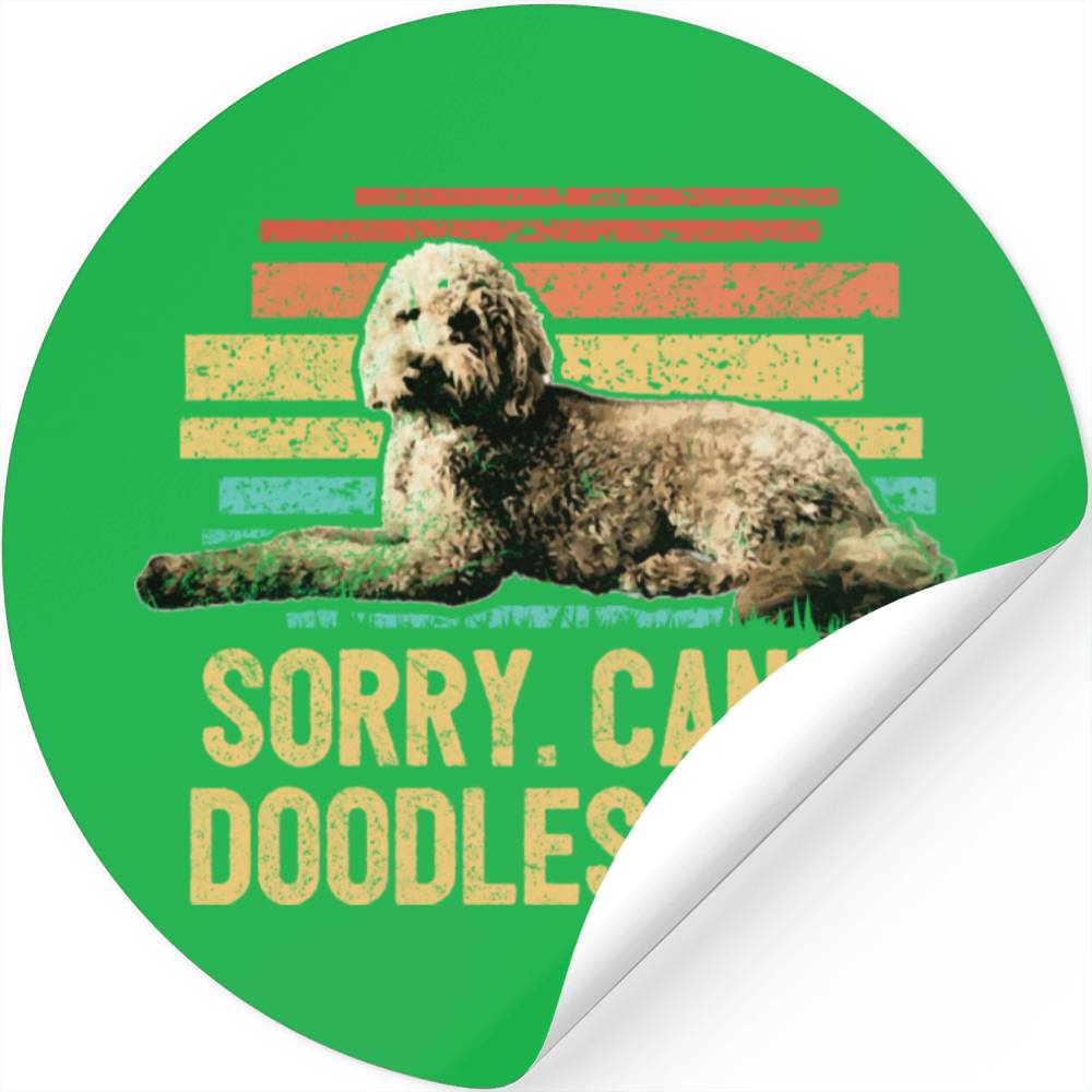 Funny Goldendoodle Dog Dad Doodle Mom Animal Dog Stickers