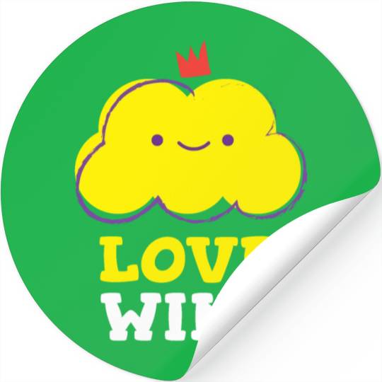 Love Wins LGBT Love Live Be Happy Love Print LGBT Stickers