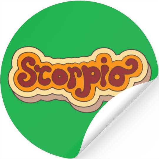 Amazing Scorpio Scorpio Stickers