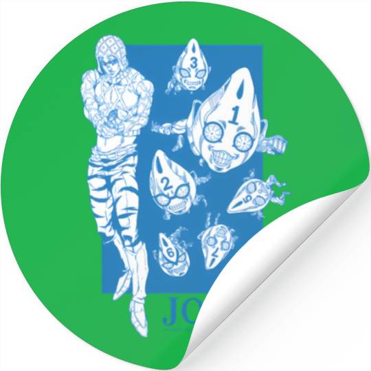 Jojo'S Bizarre Adventure Mista Six Bullets Stickers