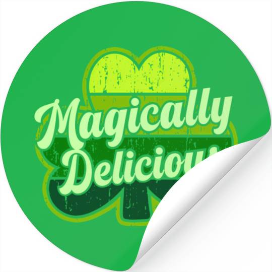 St Patric Day 2021 Magically Delicious Luck Stickers
