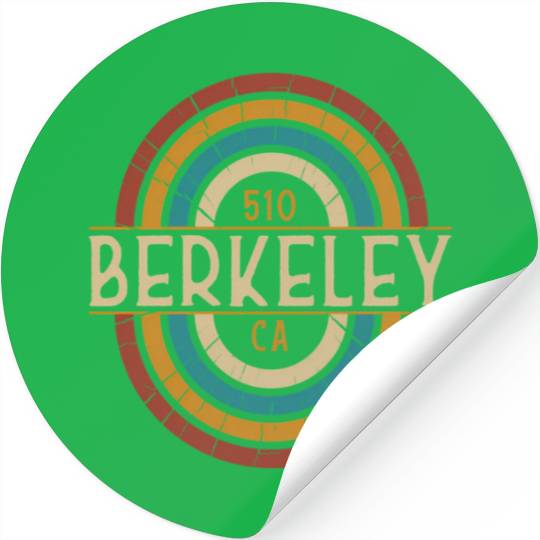 Berkeley Area Code 510 Residents State California Stickers