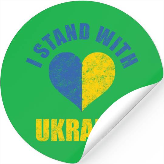 Support Ukraine I Stand With Ukraine Ukrainian Stickers