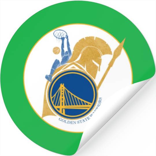 New Era Golden State Warriors Team Logo T-Shir Stickers