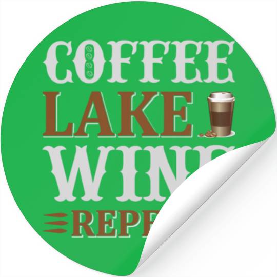 Coffee Lake Wine Repeat Stickers