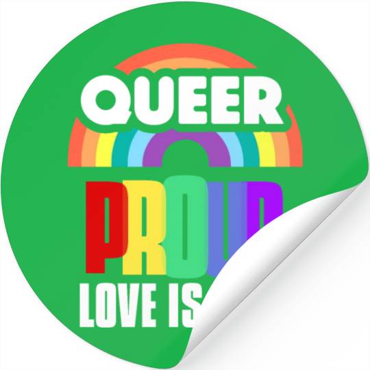 Love is Love Stickers Human Rights Gay Pride Proud
