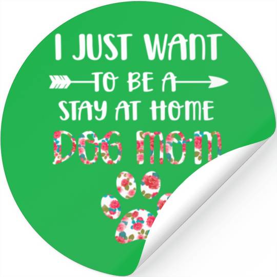 Stay At Home Dog Mom Store - Foxio Stickers