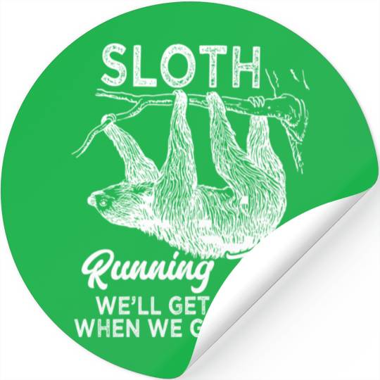 Bemytee Sloth Running Team Stickers