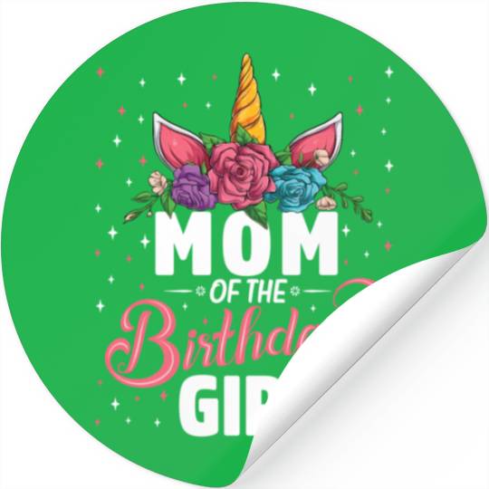 Mom Of The Uorn Family Stickers