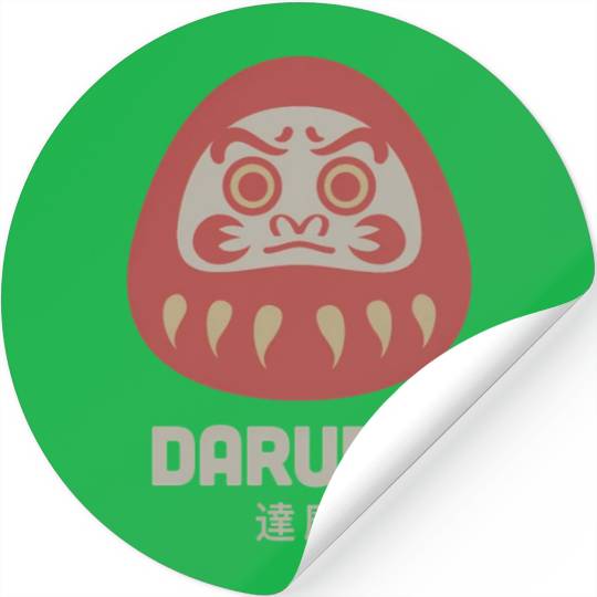 Daruma Doll Japan Zen Buddhism Daruma Stickers
