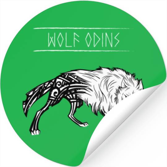 Freki Geri Wolf Odin Wotan Nordic God Valhalla Stickers