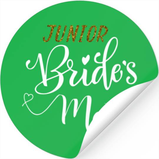 Junior Brides Bachelorette Party Bride Bridesmaids Stickers