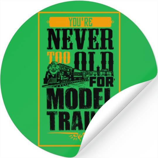 Model Train For A Model Builder Stickers