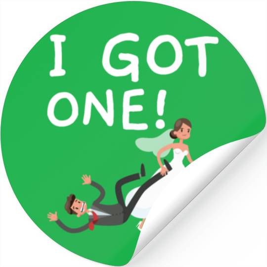 Bride And Groom Wedding Day Marriage Just Married Stickers