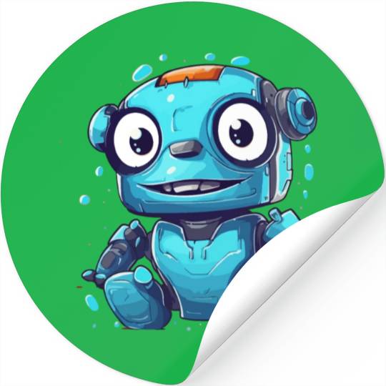 Rescue robot Stickers
