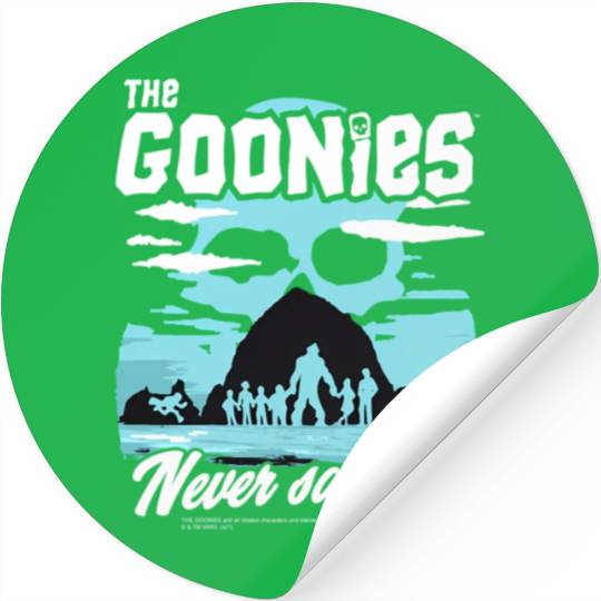 The Goonies Cannon Beach Never Say Die Stickers